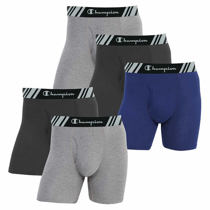 Champion Men's Boxer Brief, X-Large (5-pack)