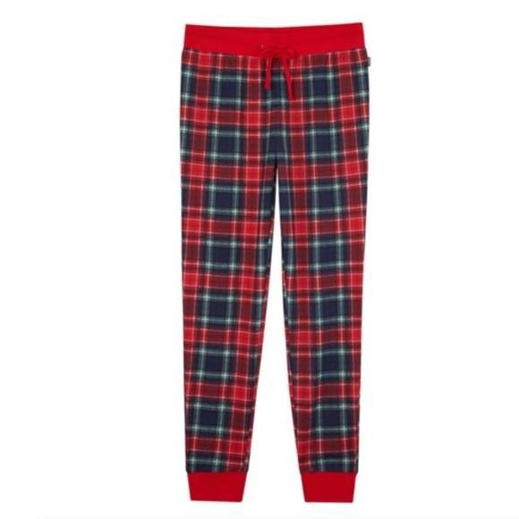 Eddie Bauer Women’s Brushed Waffle Sleep Set Red