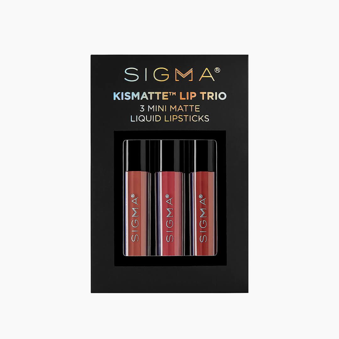 Sigma Beauty KISMATTE™ LIP TRIO  Liquid Lipstick Set (3-Piece) - ADDROS.COM