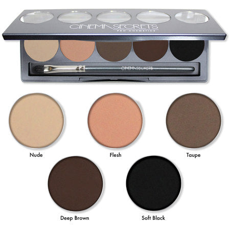 Cinema Secrets Ultimate Eyeshadow, Natural Collection 5-in-1 PRO Palette - ADDROS.COM
