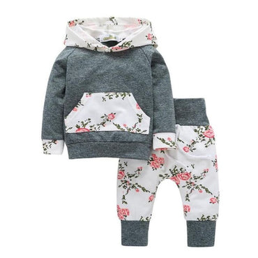 Set 2 PCS Set Pullover Cotton Arrow Printed T-shirts + Pants Infant Clothing - ADDROS.COM