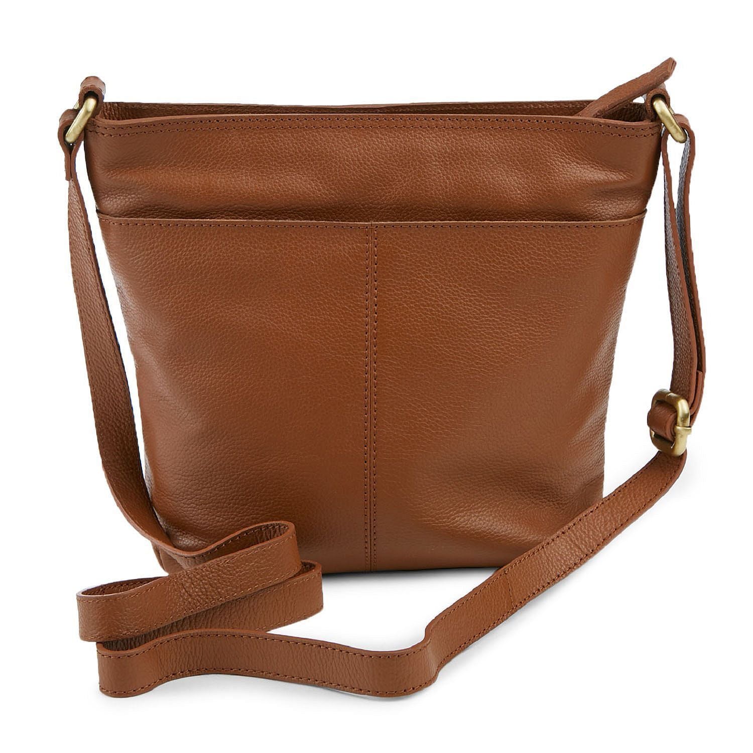 Born “Izabel” Bucket Crossbody Handbag, Saddle - ADDROS.COM