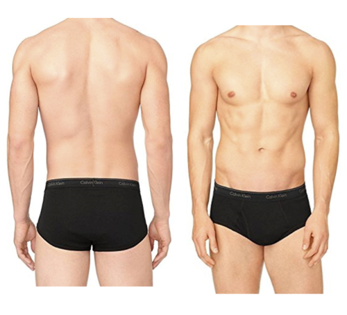 Calvin Klein Men's 3-pack Brief, Medium Black - ADDROS.COM
