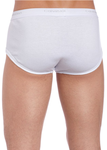 Calvin Klein Men's Classic Briefs, X-Large - White (3 Pack) - ADDROS.COM