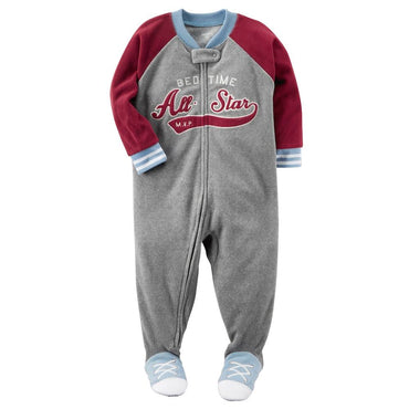 Carter's All-Star Footed Pajamas, Baby Boys (6M-5T)  1-Piece - ADDROS.COM