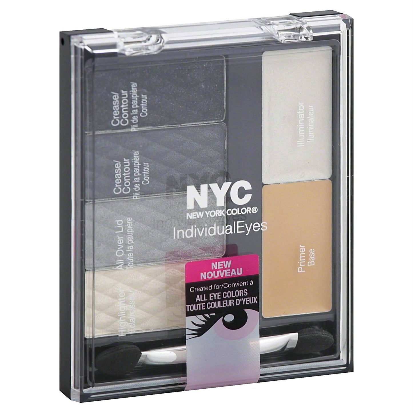 New York Color Individual Eyes Shadow Compact, 944 Smokey Charcoals - ADDROS.COM