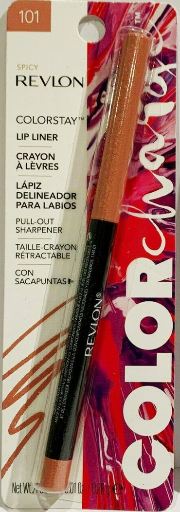 REVLON Color Charge Colorstay LipLiner, 101 Spicy - ADDROS.COM
