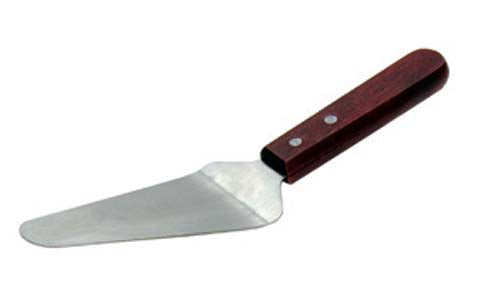 Adcraft Pie Server, Stainless Steel/Wood, 10"