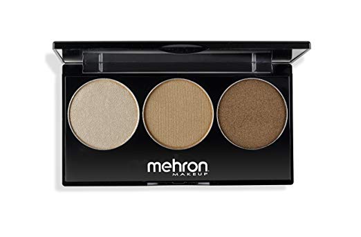 Mehron Makeup (Warm) Highlight - 3 Color Pro Palette - ADDROS.COM