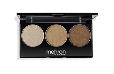 Mehron Makeup (Warm) Highlight  - 3 Color Pro Palette - ADDROS.COM