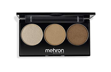 Mehron Makeup (Warm) Highlight  - 3 Color Pro Palette - ADDROS.COM