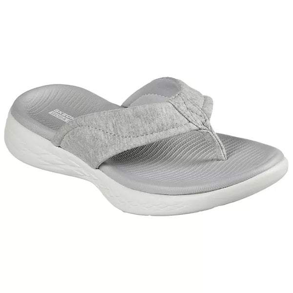 Skechers Ladies On The Go Flip Flop, Gray