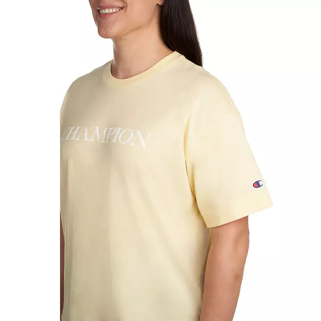 Champion Women's Boyfriend Fit Short Sleeve Tee