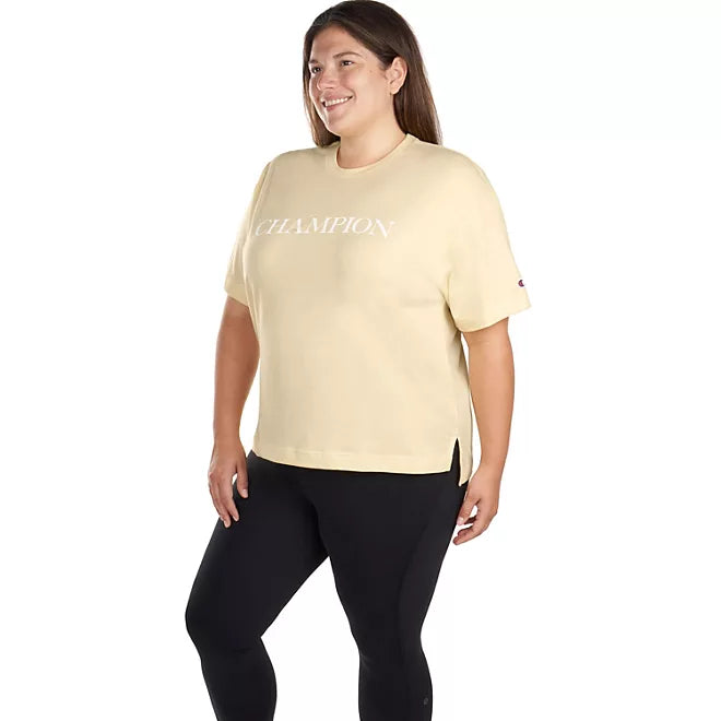 Champion Women's Boyfriend Fit Short Sleeve Tee