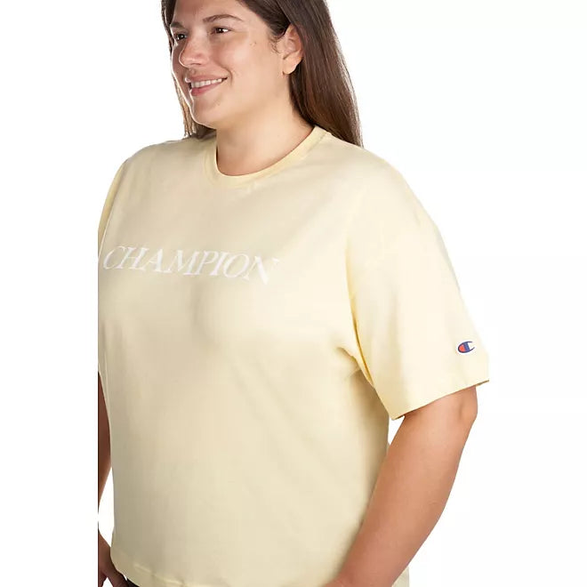 Champion Women's Boyfriend Fit Short Sleeve Tee