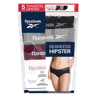 Reebok Ladies Seamless Hipster (5-Pack)