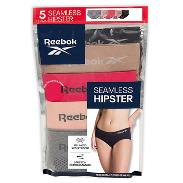 Reebok Ladies Seamless Hipster (5-Pack)