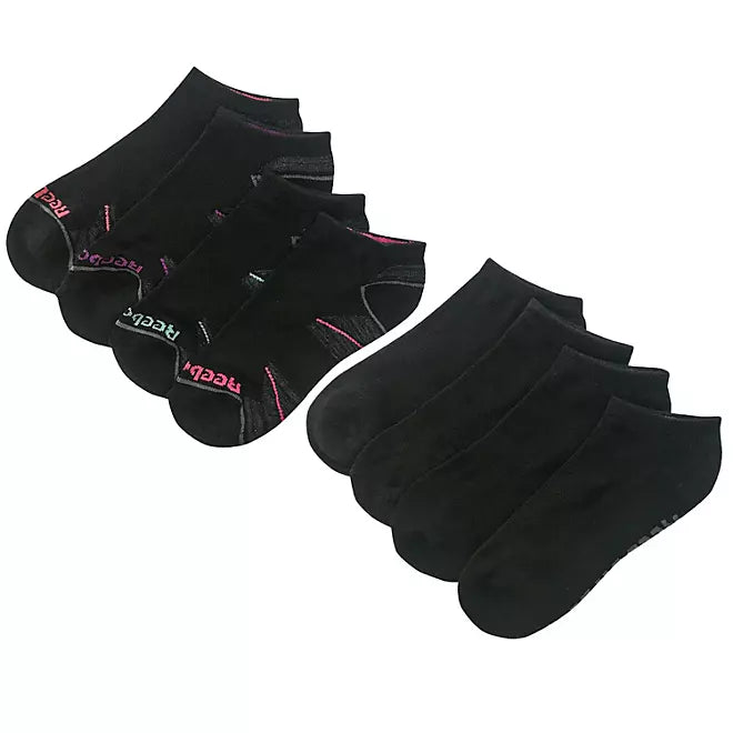 Reebok Ladies Cushion Low Cut Socks (8-Pack)