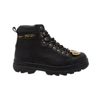 AdTec Men's Hiker Work Boots - Steel Toe - Black - 1980