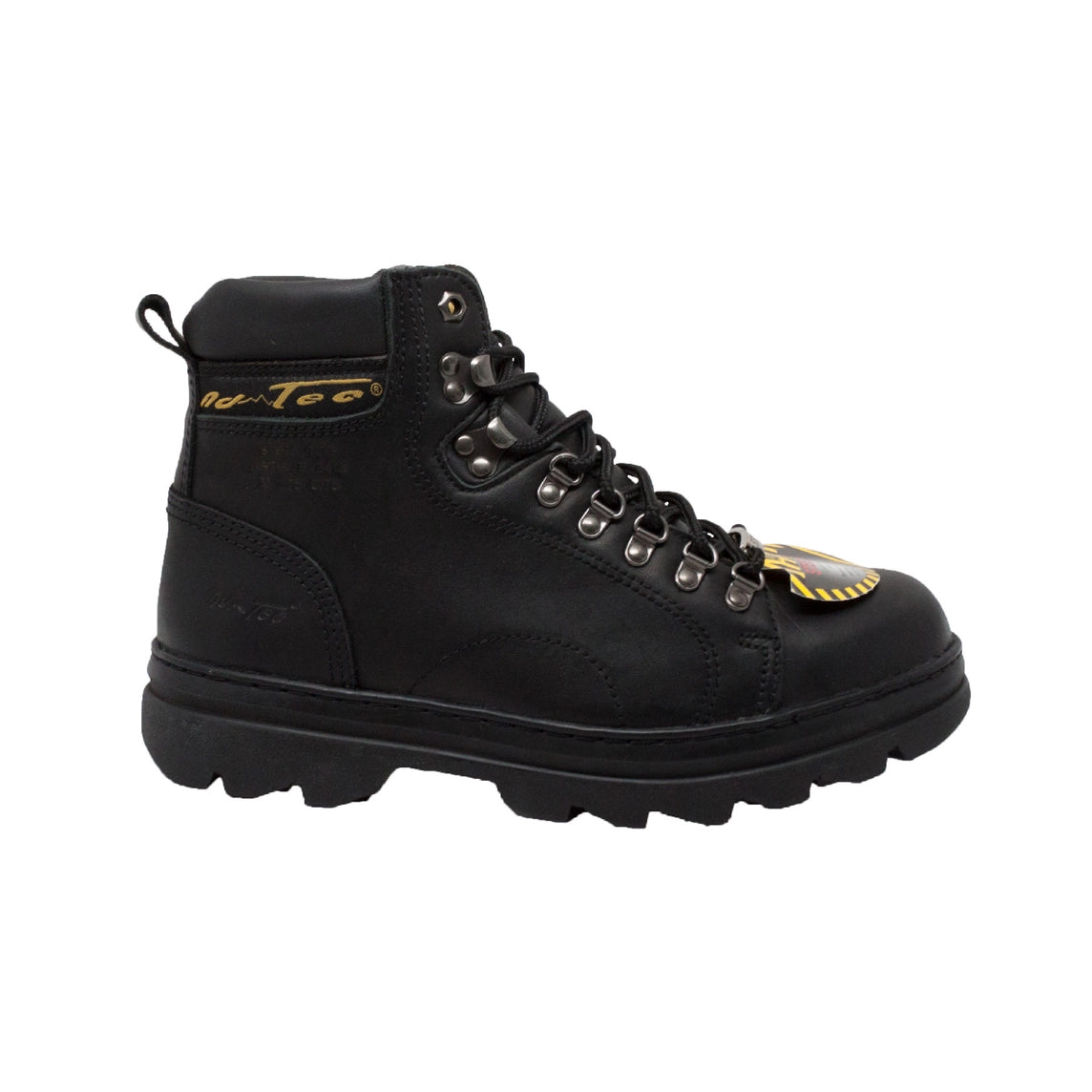 AdTec Men's Hiker Work Boots - Steel Toe - Black Size 11 (W) - 1980