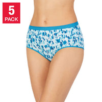 Carole Hochman Ladies' Midnight Cotton Stretch Brief (5-Pack)