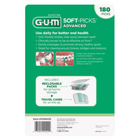 GUM Soft-Picks Advanced Mint, 180-count