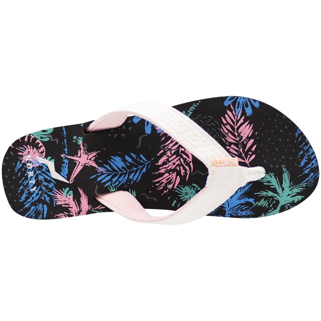 NORTY Womens Flip Flops Adult Female Thong Sandals (12080) Black