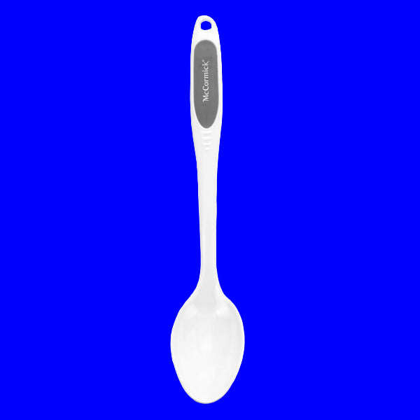 McCormick Solid Spoon Cooking Utensil (White) (1-Pack)