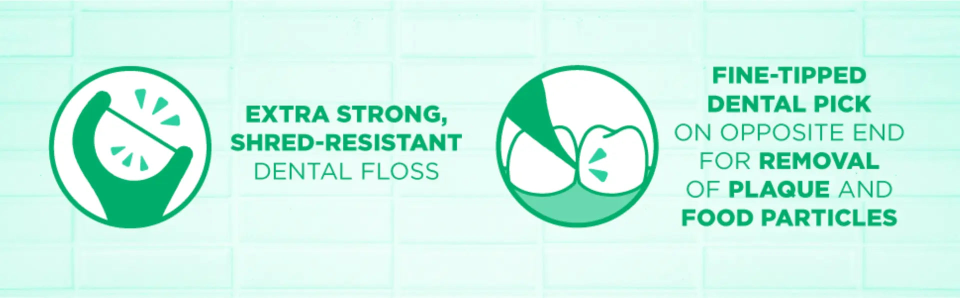 GUM Professional Clean Floss Picks, 150-count, (3-Pack)