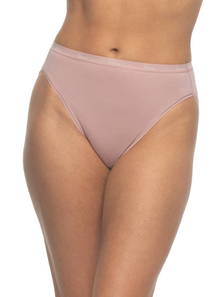 Felina | Signature Cotton Hi-Cut - Rose Hues # 276 (5-Pack)