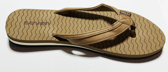 Surf 7 USA Women’s Flip Flops - Tan (FF401W)