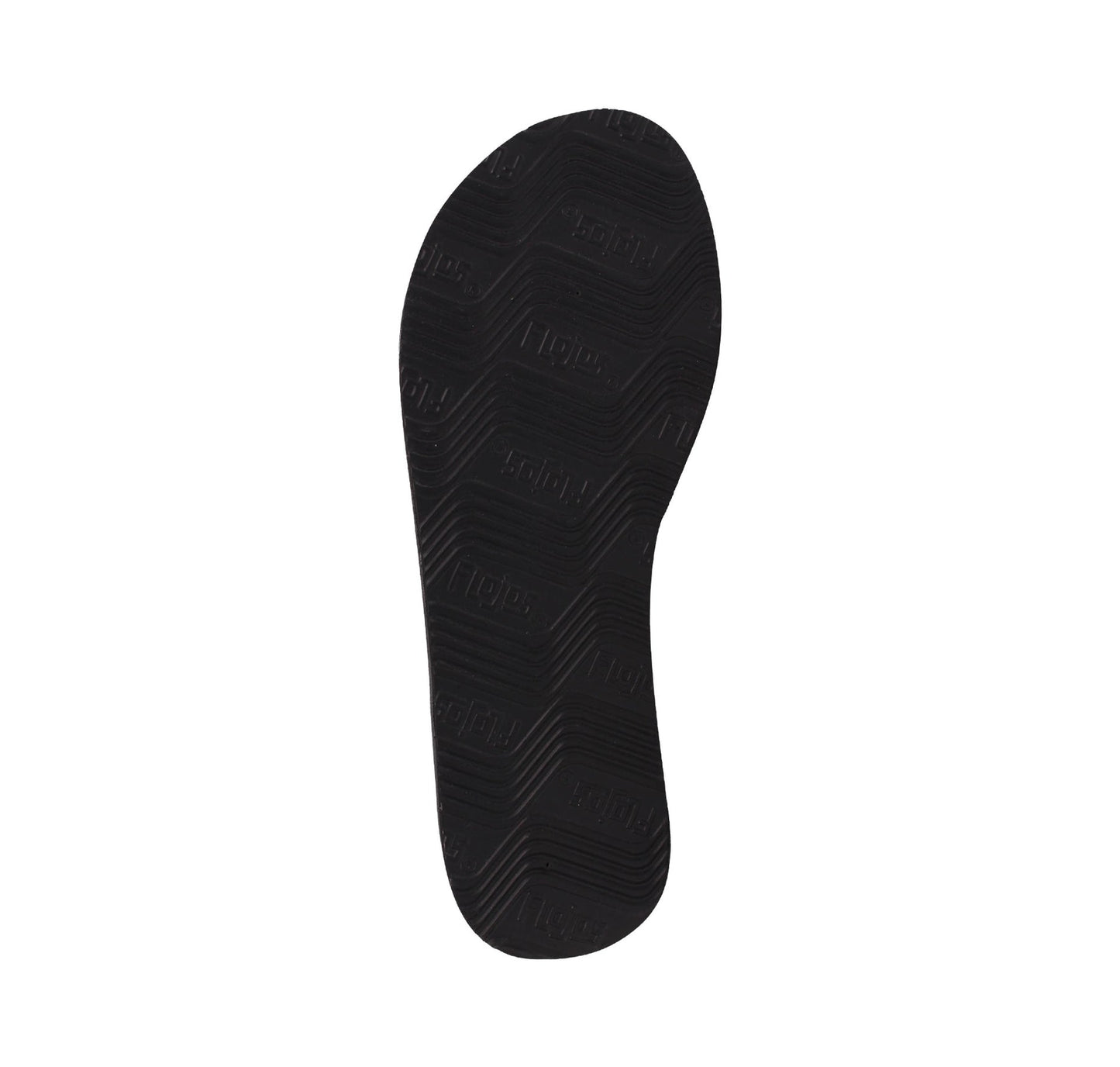 Flojos Rhinestone Strap Thong Sandal - Spark - Black (232)