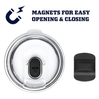 YETI Rambler Tumbler, Stainless Steel, Vacuum Insulated - Charcoal