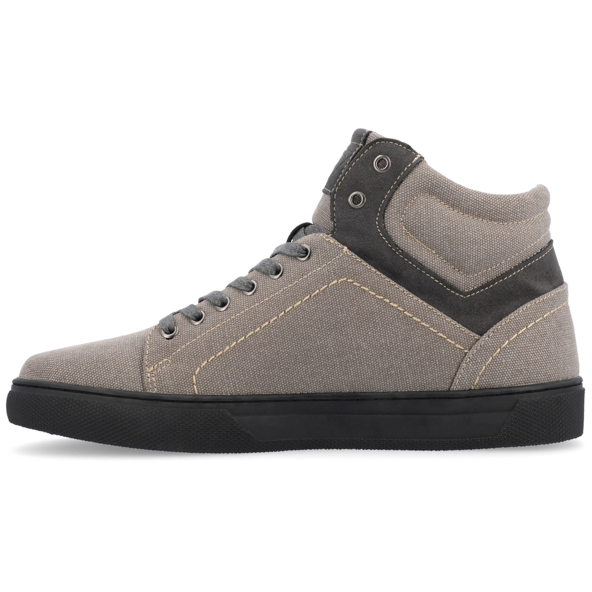 Vance Co. Justin High Top Sneaker - Light Grey