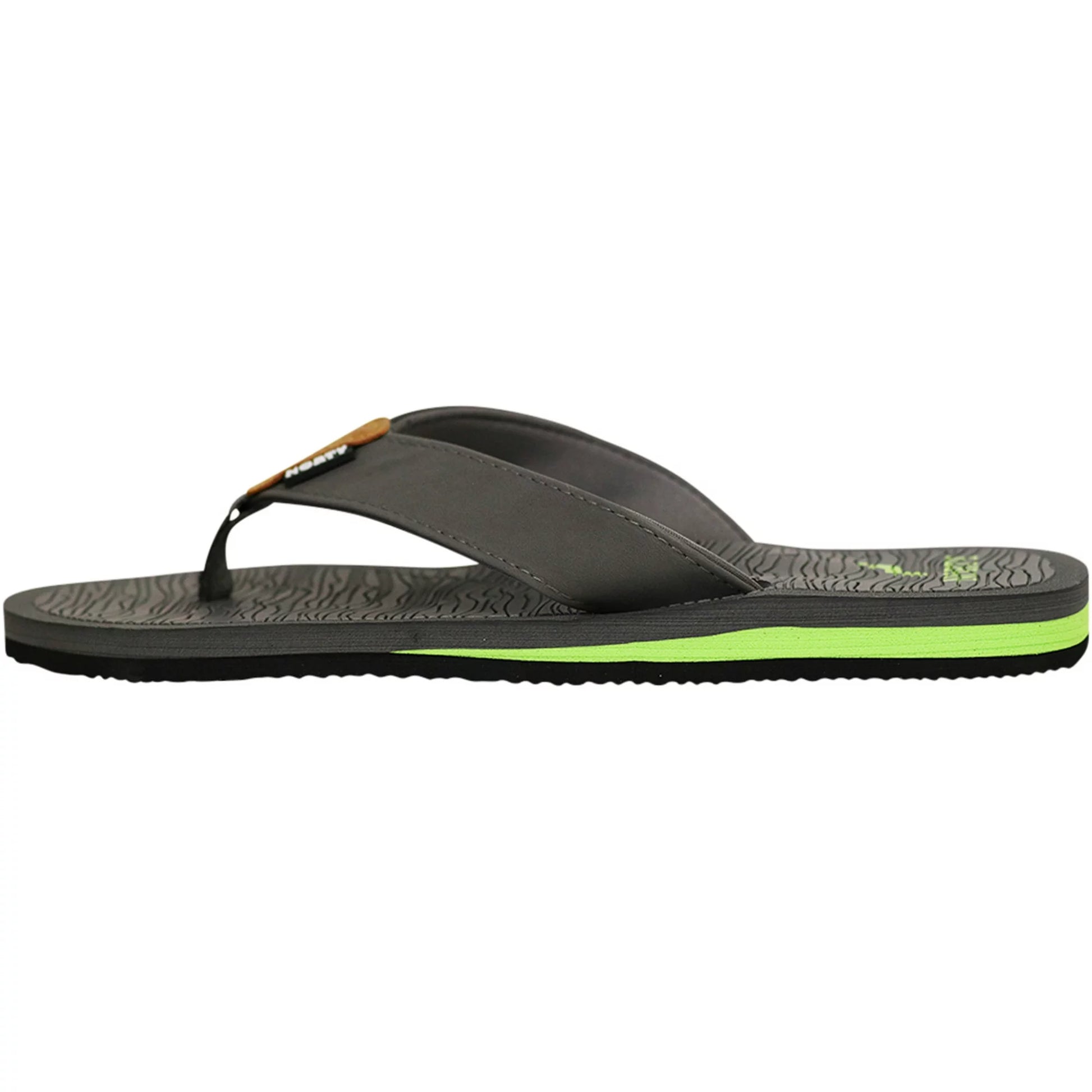 NORTY Mens Arch Support Flip Flops Adult Male Beach Thong Sandals