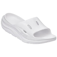 Hoka Ora Recovery Slide 3, Lightweight unisex slide sandal, White