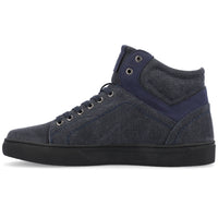 Vance Co. Justin High Top Sneaker - Navy