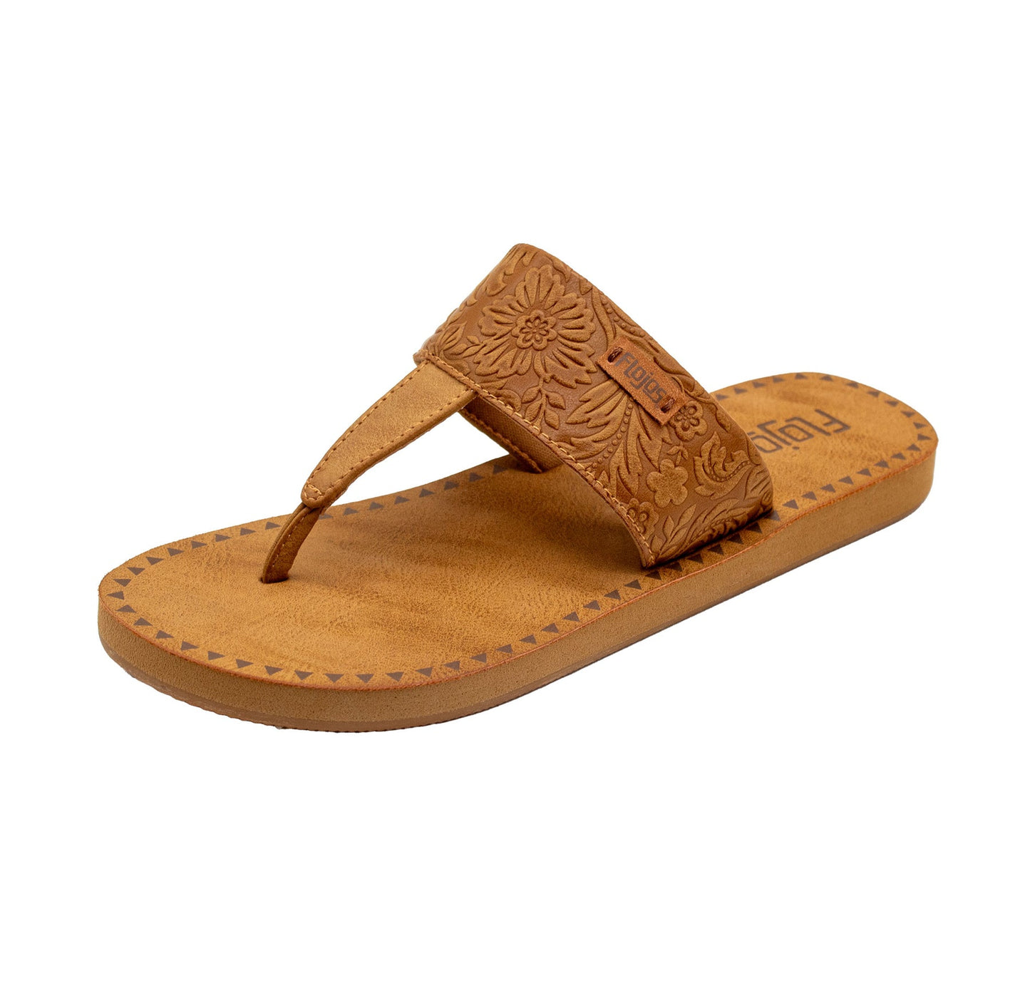 Flojos Grace - Women's Hooded Sandal - Tan Artisan (329)