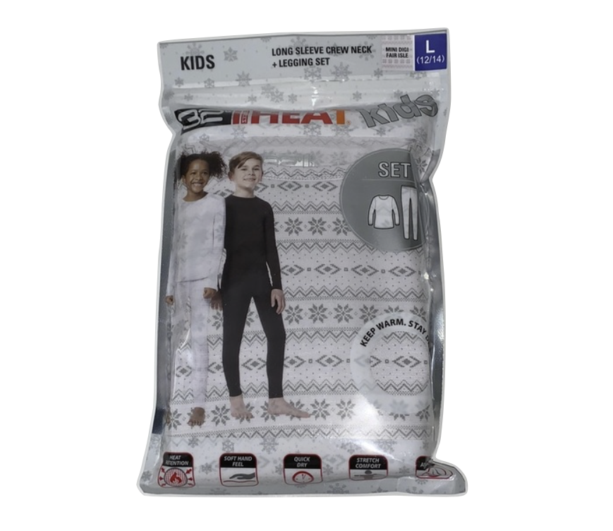 32 DEGREES HEAT Kids Long sleeve crew neck + Legging set Base Set