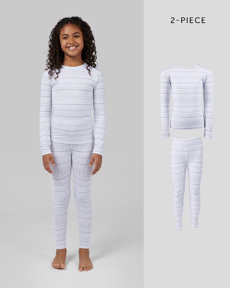 32 DEGREES HEAT Kids Long sleeve crew neck + Legging set Base Set