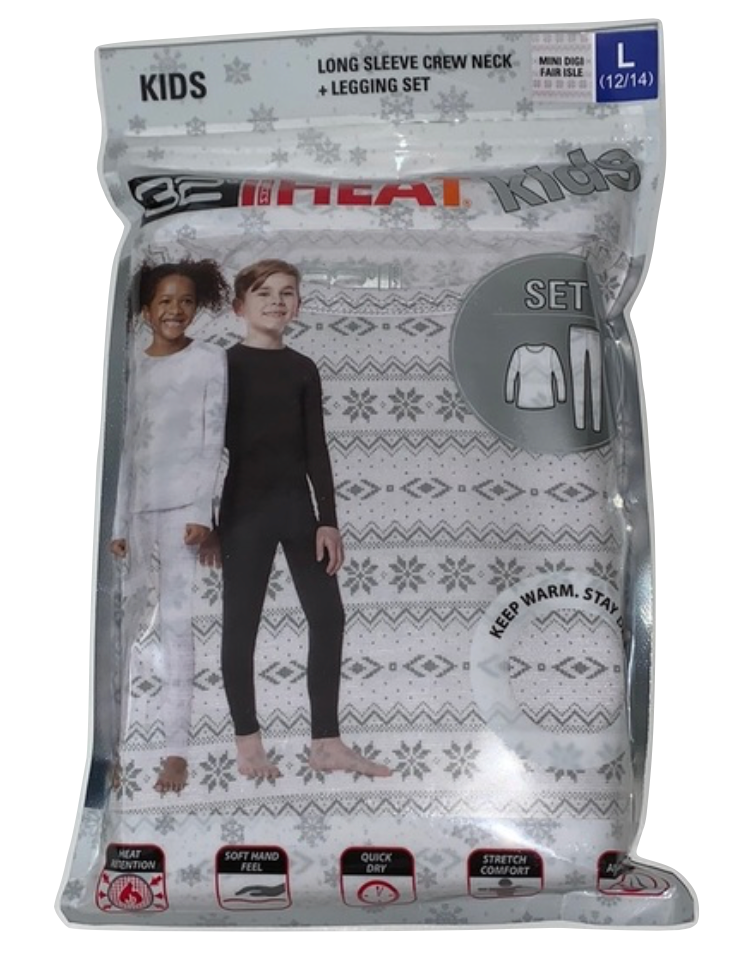 32 DEGREES HEAT Kids Long sleeve crew neck + Legging set Base Set
