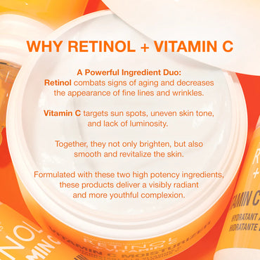 RETINOL Vitamin C Moisturizer with Vitamins A + C + Botanical Extracts