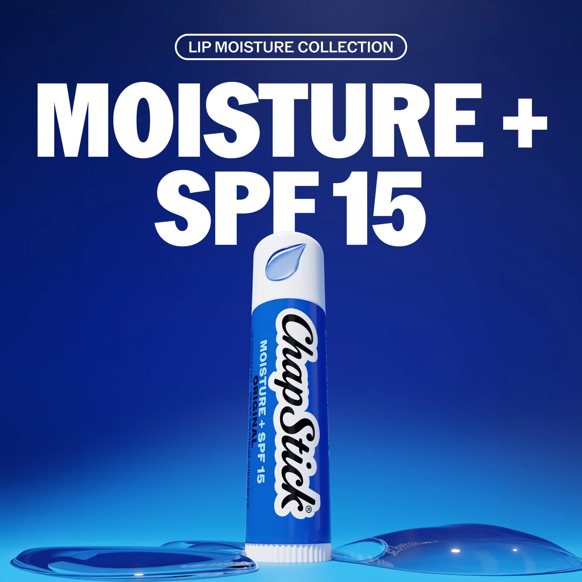 ChapStick Moisturizer Original Lip Balm Tube, SPF 15, 0.15 oz (1 Pack)