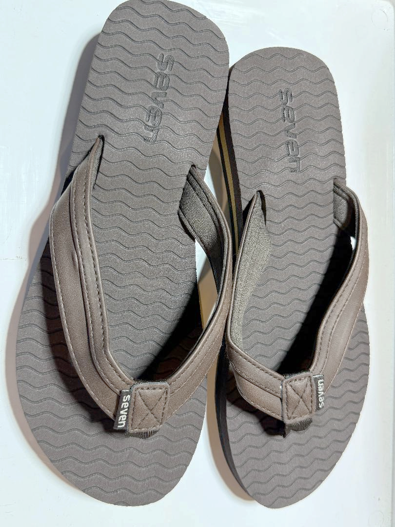 Surf 7 USA Women’s Flip Flops - Brown (FF401W)