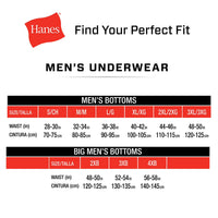 Hanes Men's  Best Brief, Black/Grey, (8-Pack)