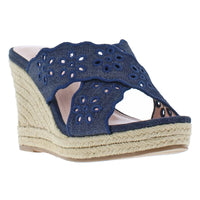 Draper James Ladies' Wedge Sandal, Navy