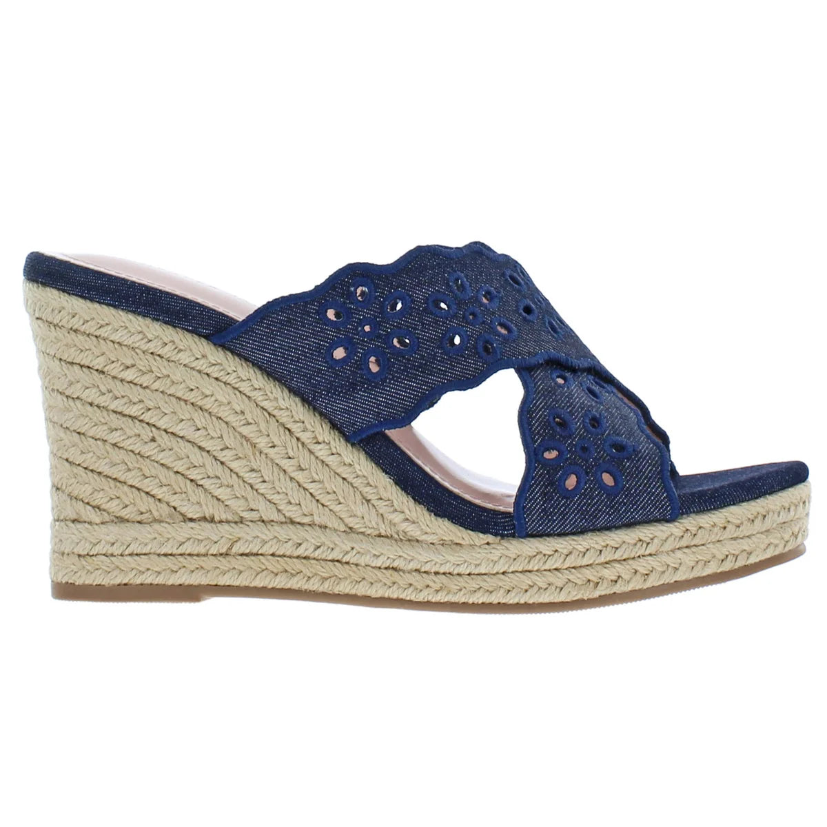 Draper James Ladies' Wedge Sandal, Navy