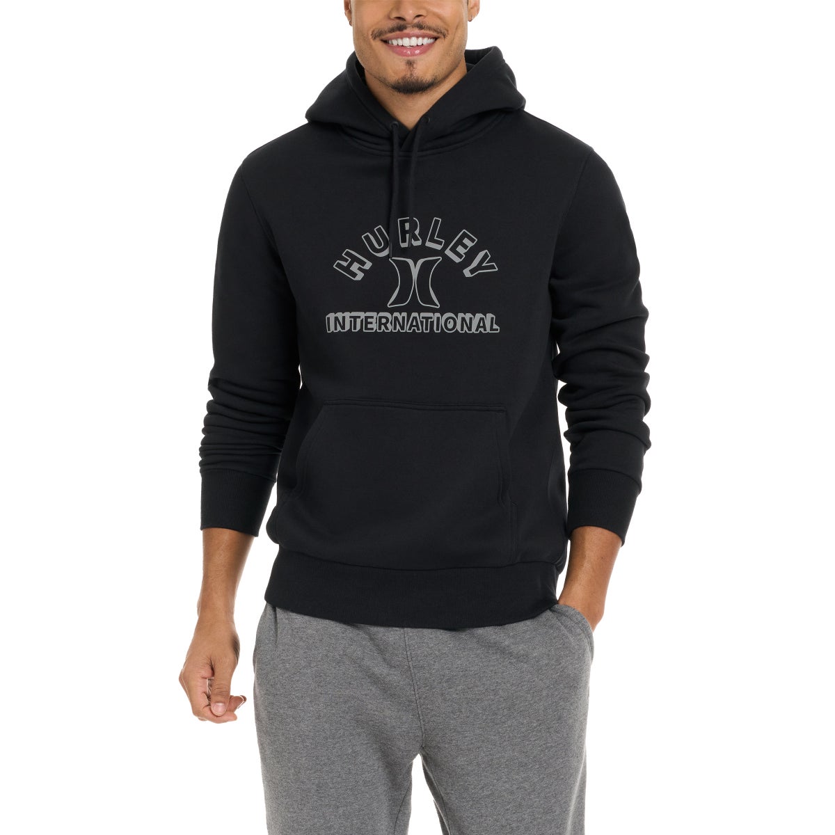 Hurley Men’s Graphic Hoodie, Black