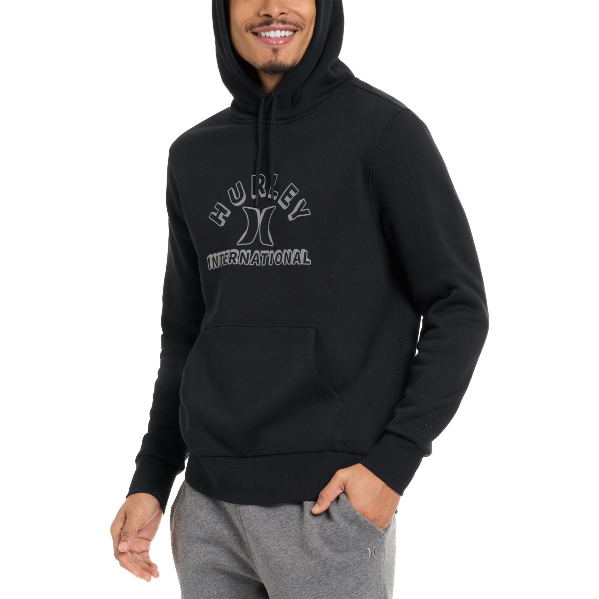 Hurley Men’s Graphic Hoodie, Black