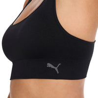PUMA Ladies' Seamless Sports Bra - (Black) (2-Pair)